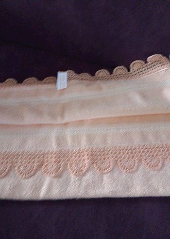 Nakışlı Bej Havlu - Görsel 3