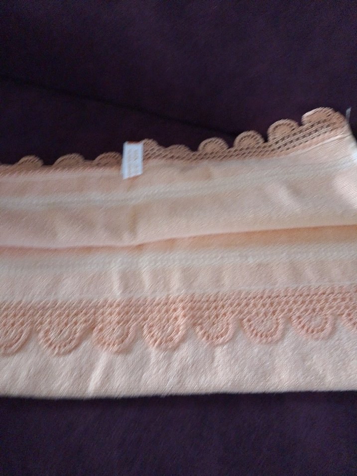 Nakışlı Bej Havlu - Görsel 3