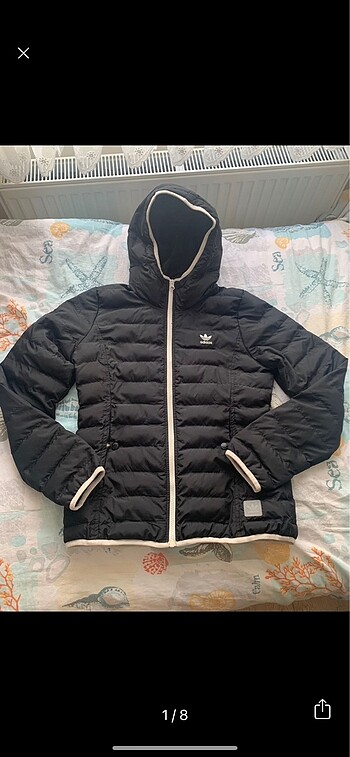 Adidas siyah kadın mont