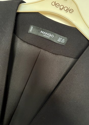 Düğmeli Siyah Ofis Blazeri - Görsel 2