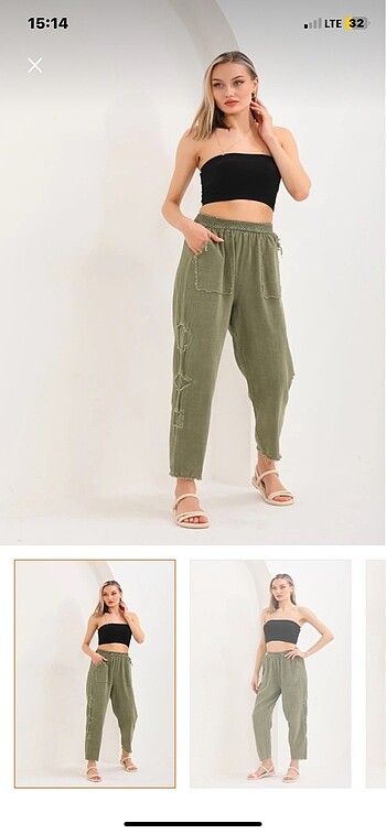 Rosidam Keten pantolon