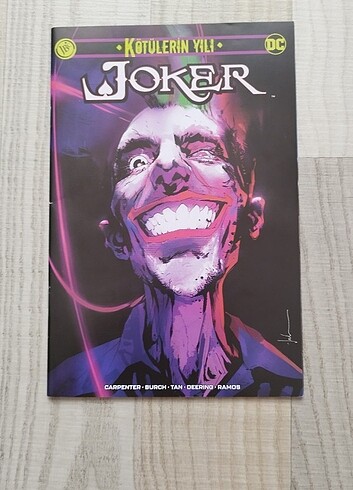 Joker Kötülerin Yılı Çizgi Roman