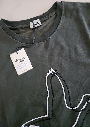 haki renk Baskılı Erkek Kısa Kollu Rahat Pijama Takımı - Görsel 2