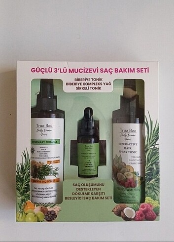 Urban muadili saç uzatan biberiyeli 3 lu set 