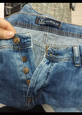 Erkek Polo Marka Kot Pantolon - Görsel 4