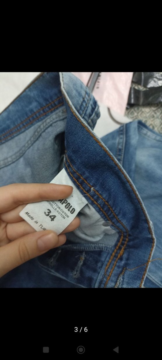 Erkek Polo Marka Kot Pantolon - Görsel 2