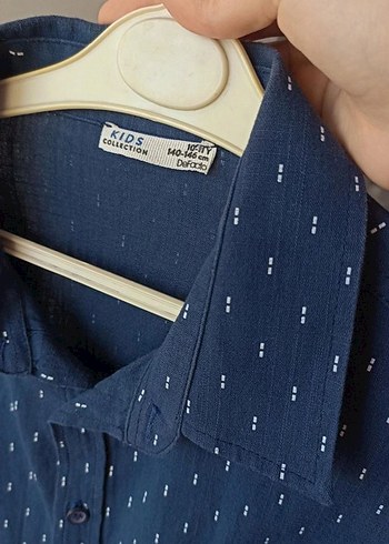 Mavi  Erkek Cocuk  Gömlek 10 11 yas - Görsel 2