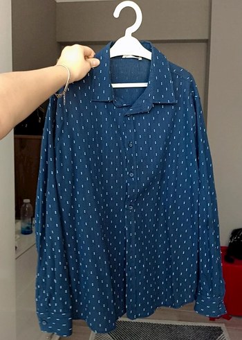 Mavi  Erkek Cocuk  Gömlek 10 11 yas - Görsel 3