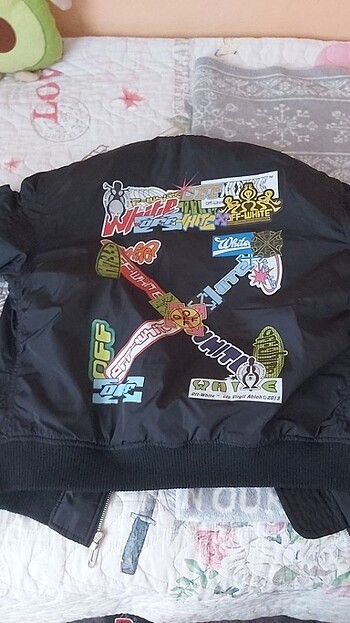 Off white bomber çeket - Görsel 6