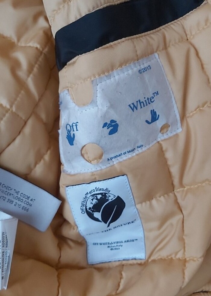 Off white bomber çeket - Görsel 4