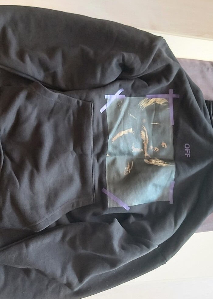 Orjinal off white  sweatshirt  - Görsel 3