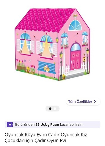  Kız çocuk oyun çadırı 