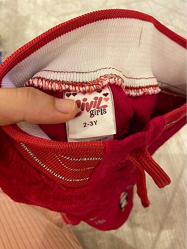 24-36 Ay Beden Kadife kız çocuk mini etek