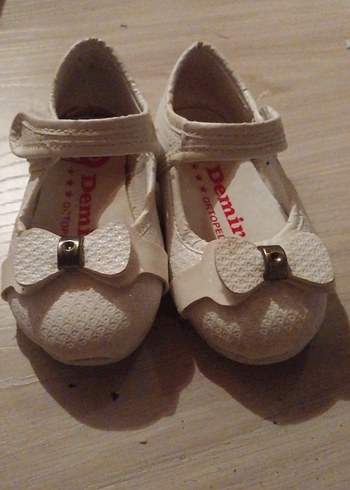 Kız Çocuk Beyaz Tokalı Babet Abiye ayakkabı - Görsel 2