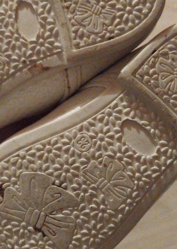 Kız Çocuk Beyaz Tokalı Babet Abiye ayakkabı - Görsel 3