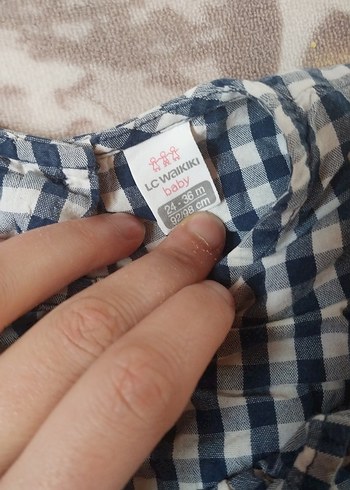 Nakışlı, düğmeli, uzun kollu kız gömleği - Görsel 5