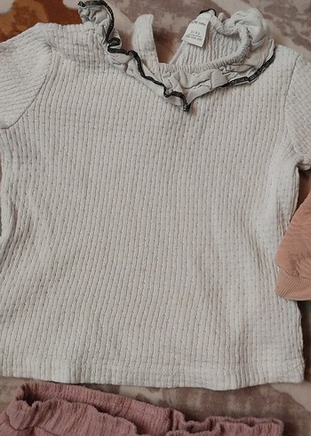 Bebek Kız Uzun Kollu Pastel Renk Kombin - Görsel 4