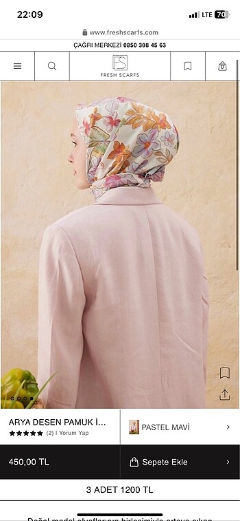 Vakko Fresh scarfs eşarpları