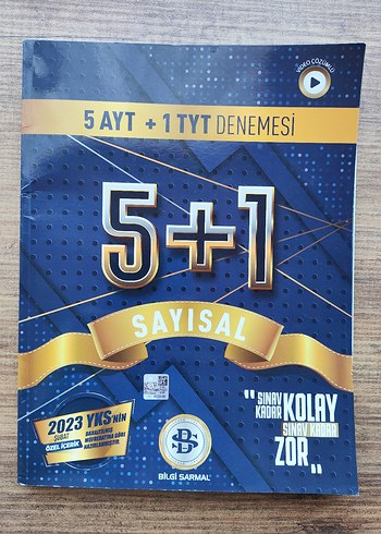 BilgiSarmal 5+1 Sayısal AYT+TYT Denemeleri