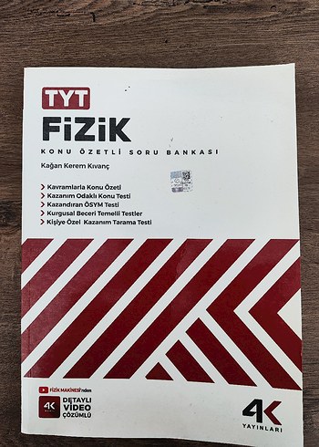 TYT Fizik Konu Özetli Soru Bankası