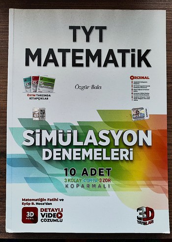 3D TYT Matematik Denemeleri