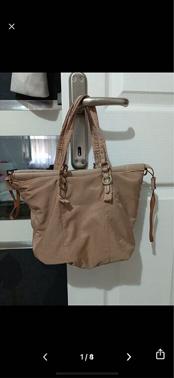  Beden camel Renk Zara tote çanta
