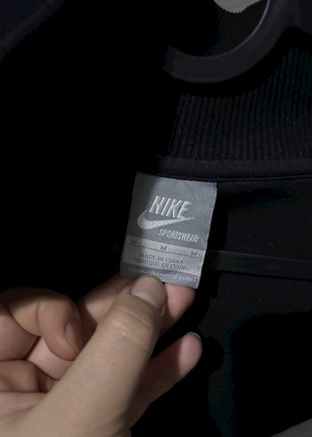 Nike Siyah Fermuarlı Sweatshirt - Görsel 5