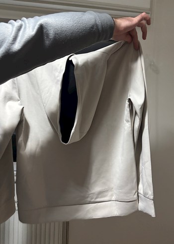 Kadın Gri Salaş Sweatshirt - Görsel 4