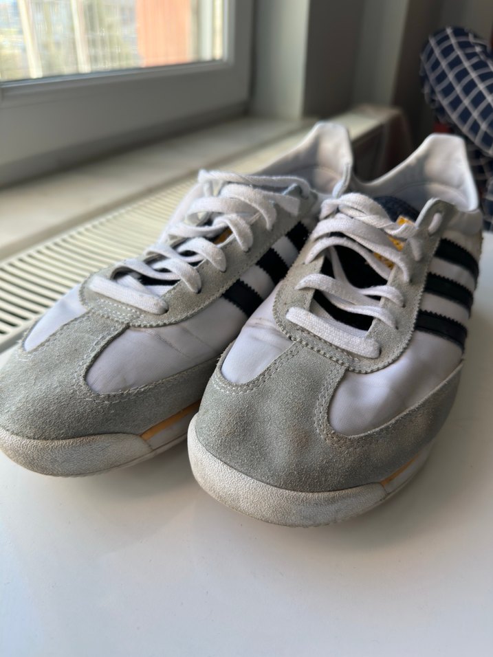 Gri Detaylı Beyaz Erkek Spor Ayakkabı - Görsel 2