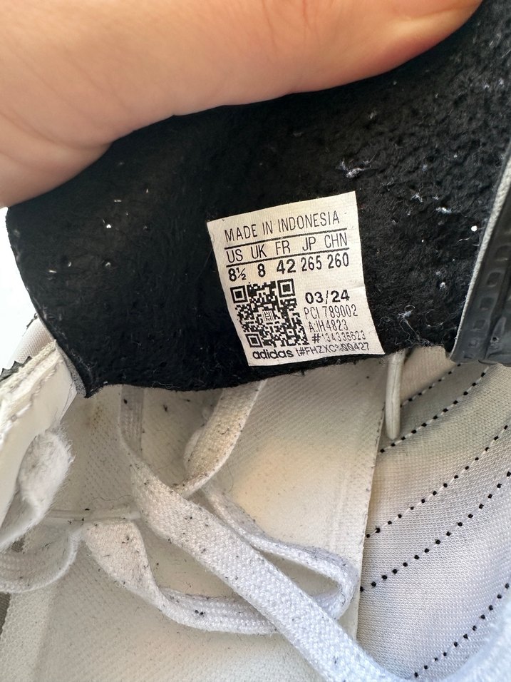 Gri Detaylı Beyaz Erkek Spor Ayakkabı - Görsel 3