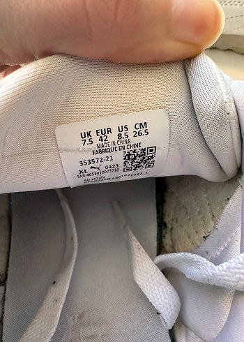 Beyaz erkek Spor Ayakkabı - Görsel 3