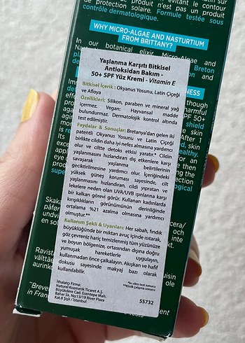 Beden Yves Rocher Elixir Botanique BB Krem 50+ FPS