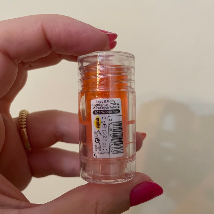 Beaulis marka Turuncu Parlak Simli highligter - Görsel 2