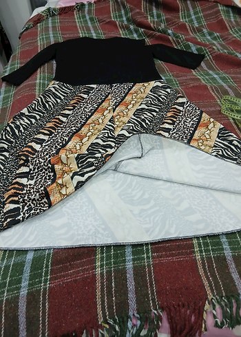 Bayan uzun mevsimlik elbise - Görsel 7