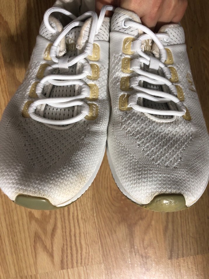 Beyaz Bağcıklı Kadın Spor Ayakkabı - Görsel 5