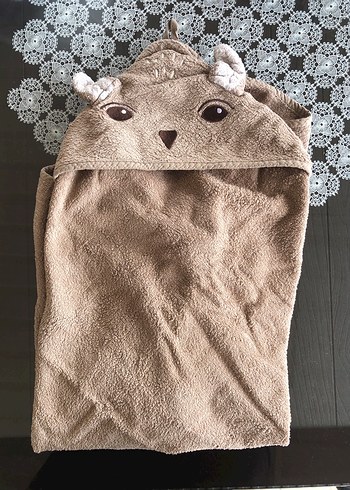 Kahverengi bebek banyo havlusu - Görsel 2