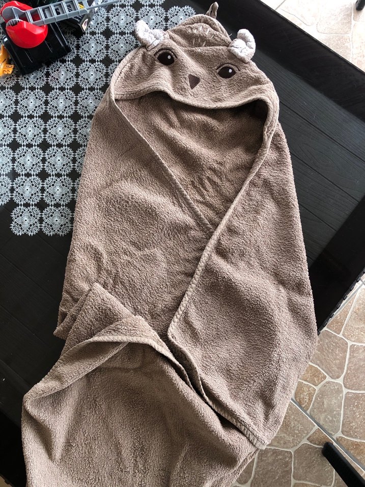 Kahverengi bebek banyo havlusu - Görsel 3