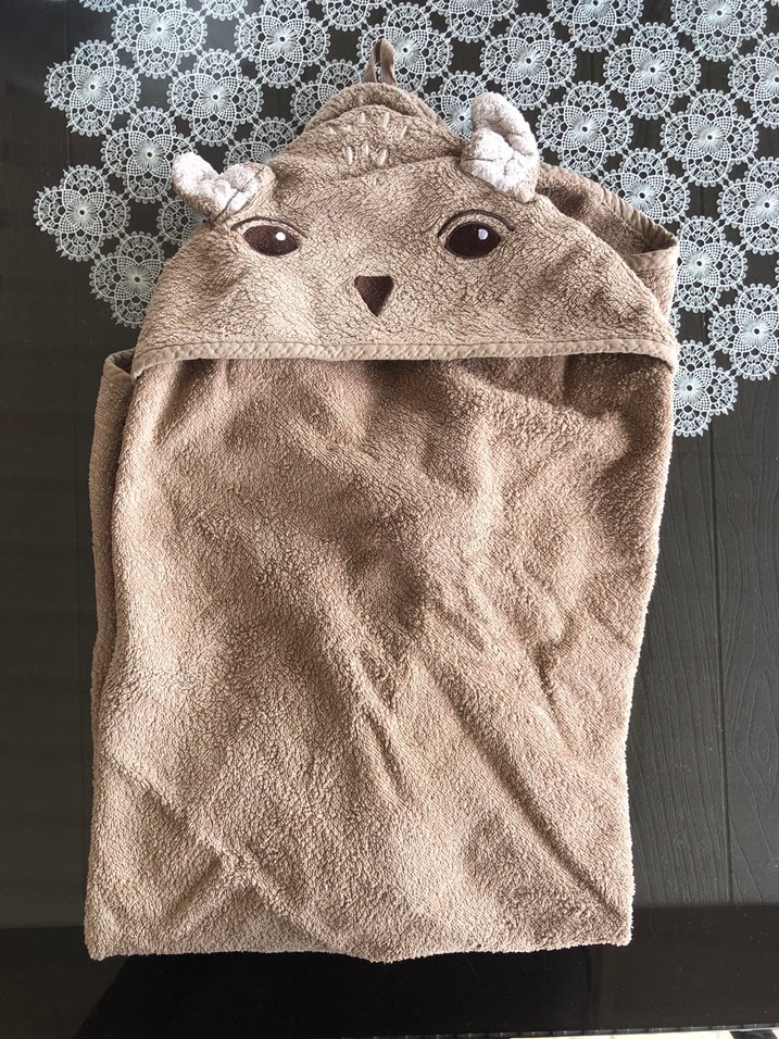 Kahverengi bebek banyo havlusu - Görsel 2