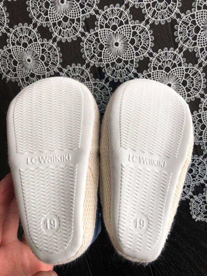 Nakışlı Denim Erkek Bebek İlk Adım Ayakkabısı - Görsel 2