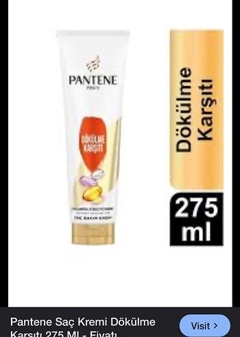 Pantene Dökülme Karşıtı Saç Kremi 275 ml