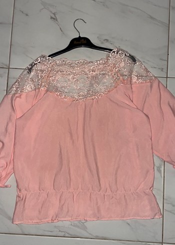 Pembe hafif gömlek - Görsel 2