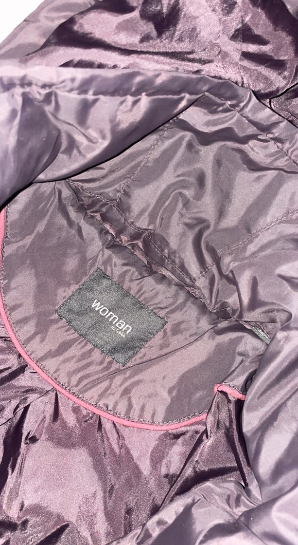 Kahverengi Kemerli Kadın Uzun Kışlık Mont - Görsel 3