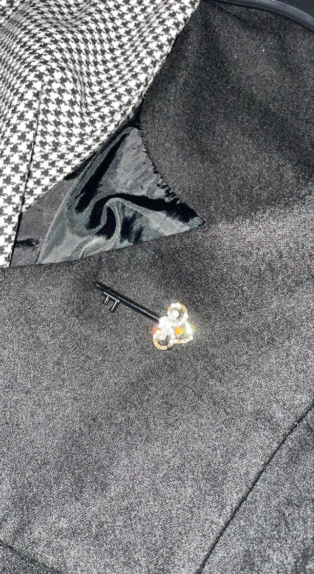 Kemerli Siyah Beyaz Kareli Midi Kadın Kaban - Görsel 4