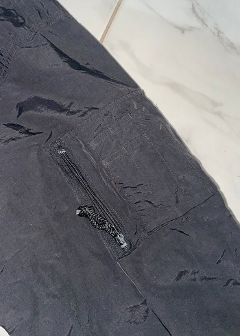 Siyah Kürklü Kapüşonlu Erkek Mont - Görsel 4