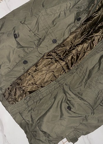 Düğmeli Kapüşonlu Erkek Kaban - Görsel 2