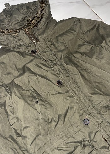 Düğmeli Kapüşonlu Erkek Kaban - Görsel 6