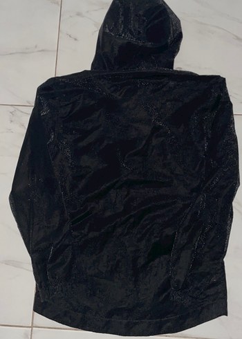 Şeffaf Detaylı Siyah Kadın Spor Ceket - Görsel 4