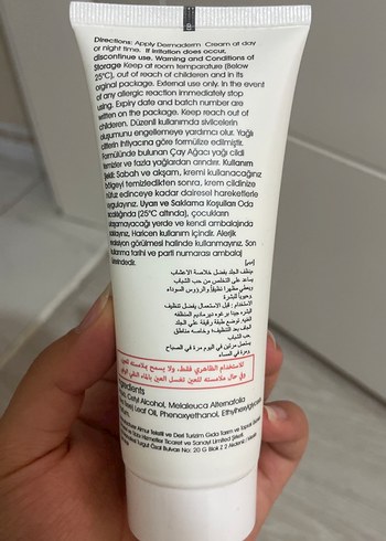 Bitkisel Sivilce Kremi 100 gr Parabensiz - Görsel 9