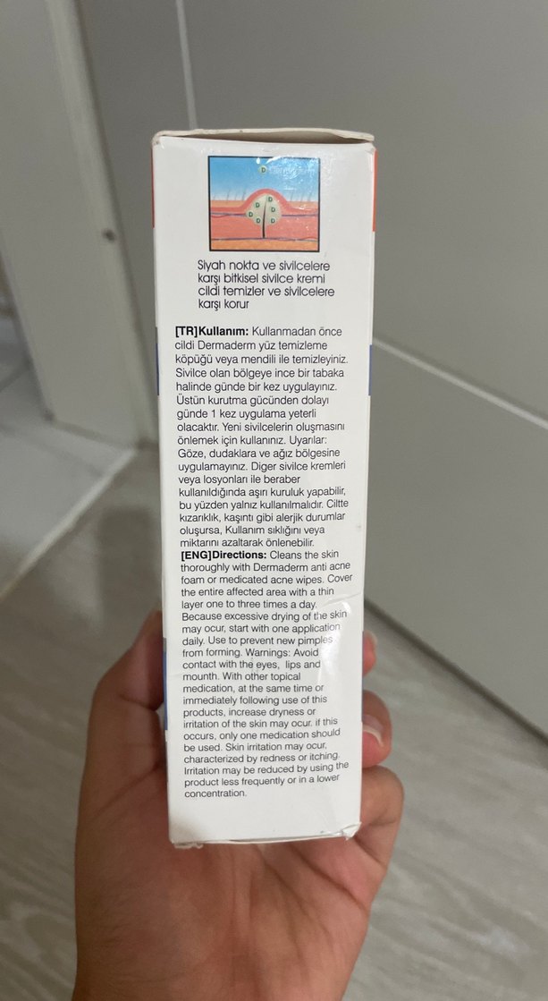 Bitkisel Sivilce Kremi 100 gr Parabensiz - Görsel 5