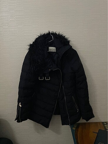 Fashion Angel Siyah kışlık mont